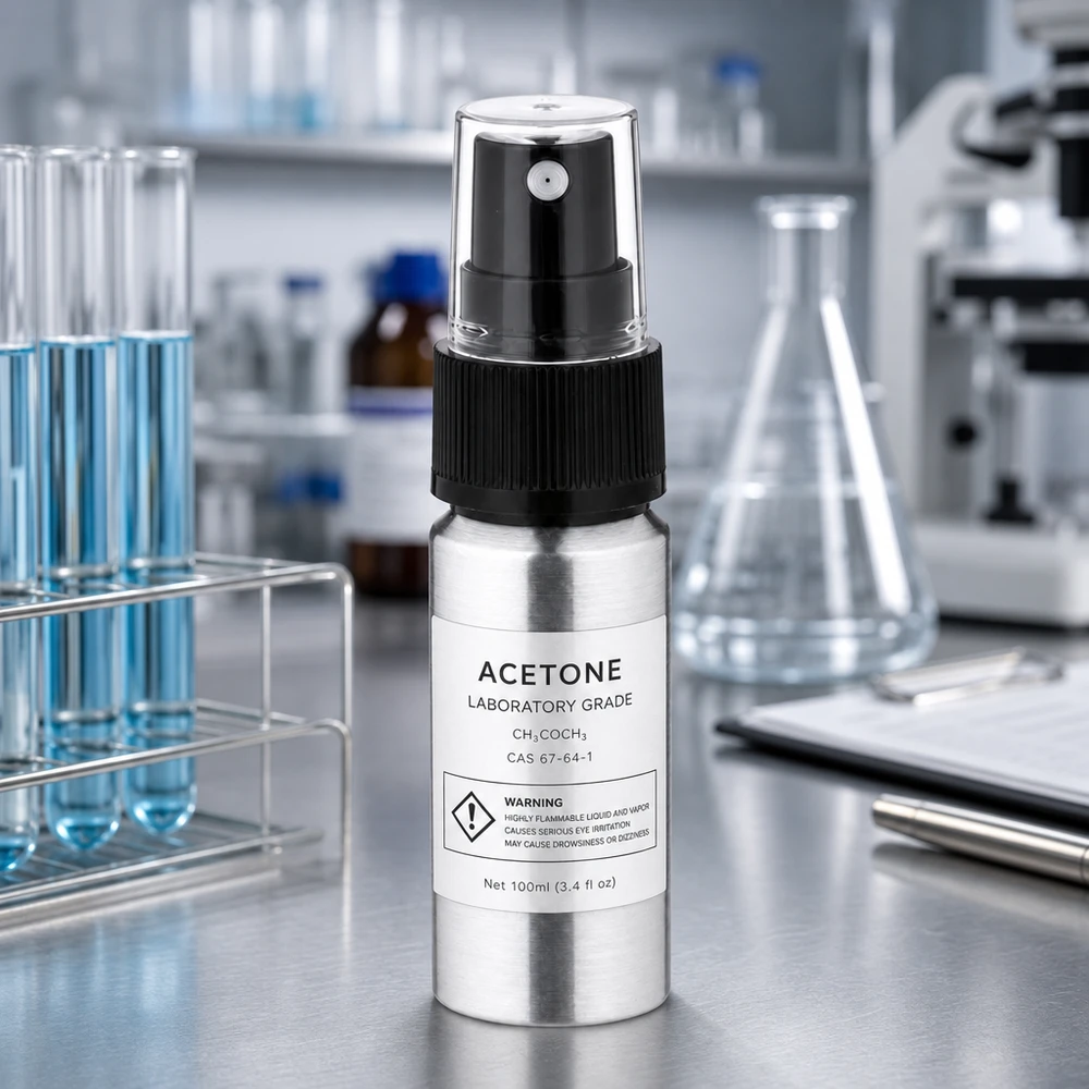 Flacone da 20 ml in alluminio lucido con nebulizzatore Flacone spray leggero in alluminio da 20 ml con copertura protettiva trasparente sul nebulizzatore