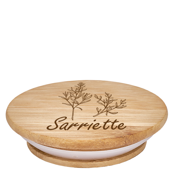 Tappo in legno "sarriette" per WECK RR60