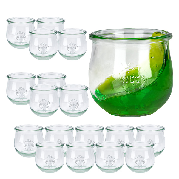 Set di 18 vasetti Weck da 370 ml per tulipani Set di 18 vasetti Weck da 370 ml per tulipani