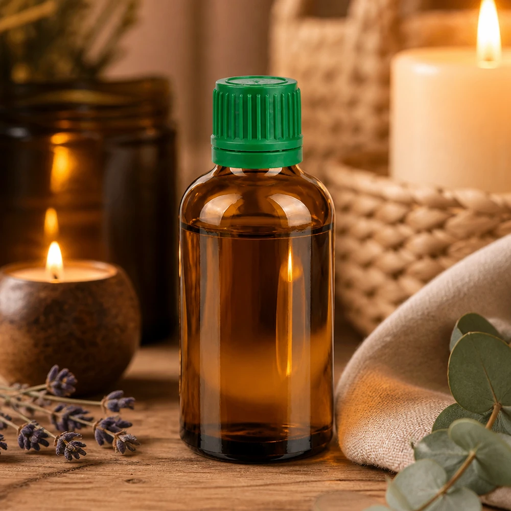 Bottiglia da 50ml 11mm SV verde OV BrownLine UT18/50 Pratico flacone in vetro ambrato da 50 ml, ideale per i viaggi e per le applicazioni mobili in movimento.