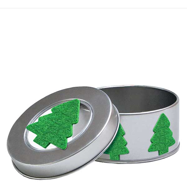 Adesivi in feltro "Alberi di Natale" (6 adesivi)