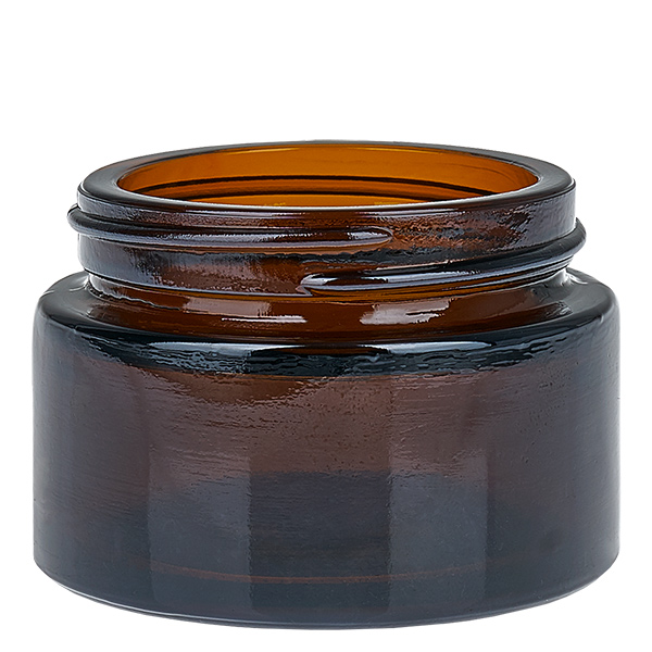 Vasetto di vetro da 30 ml marrone con coperchio con inserto UNiTWIST Vasetto di vetro da 30 ml marrone con coperchio con inserto UNiTWIST