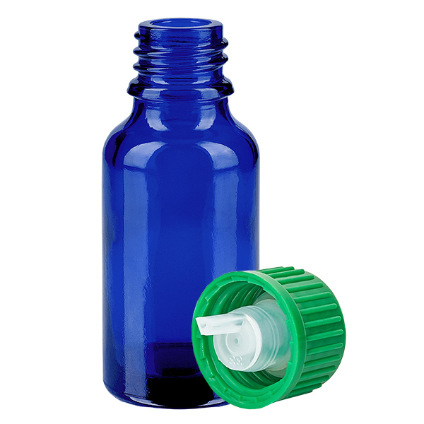 Flacone contagocce da 20 ml 0,8 mm verde STD BlueLine UT18/20