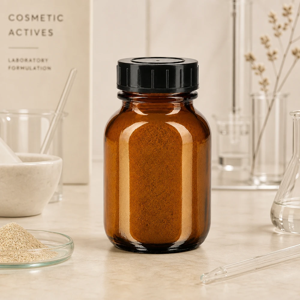Bottiglia a collo largo da 50ml in vetro ambrato con tappo a vite Flacone per farmacia da 50 ml di alta qualità in vetro ambrato con protezione UV per formulazioni cosmetiche