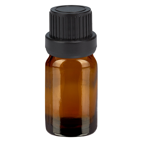 Flacone contagocce da 5 ml 2 mm nero OV BrownLine UT18/5