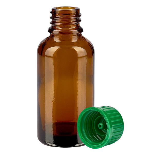 Bottiglia da 30ml 11mm SV verde STD BrownLine UT18/30