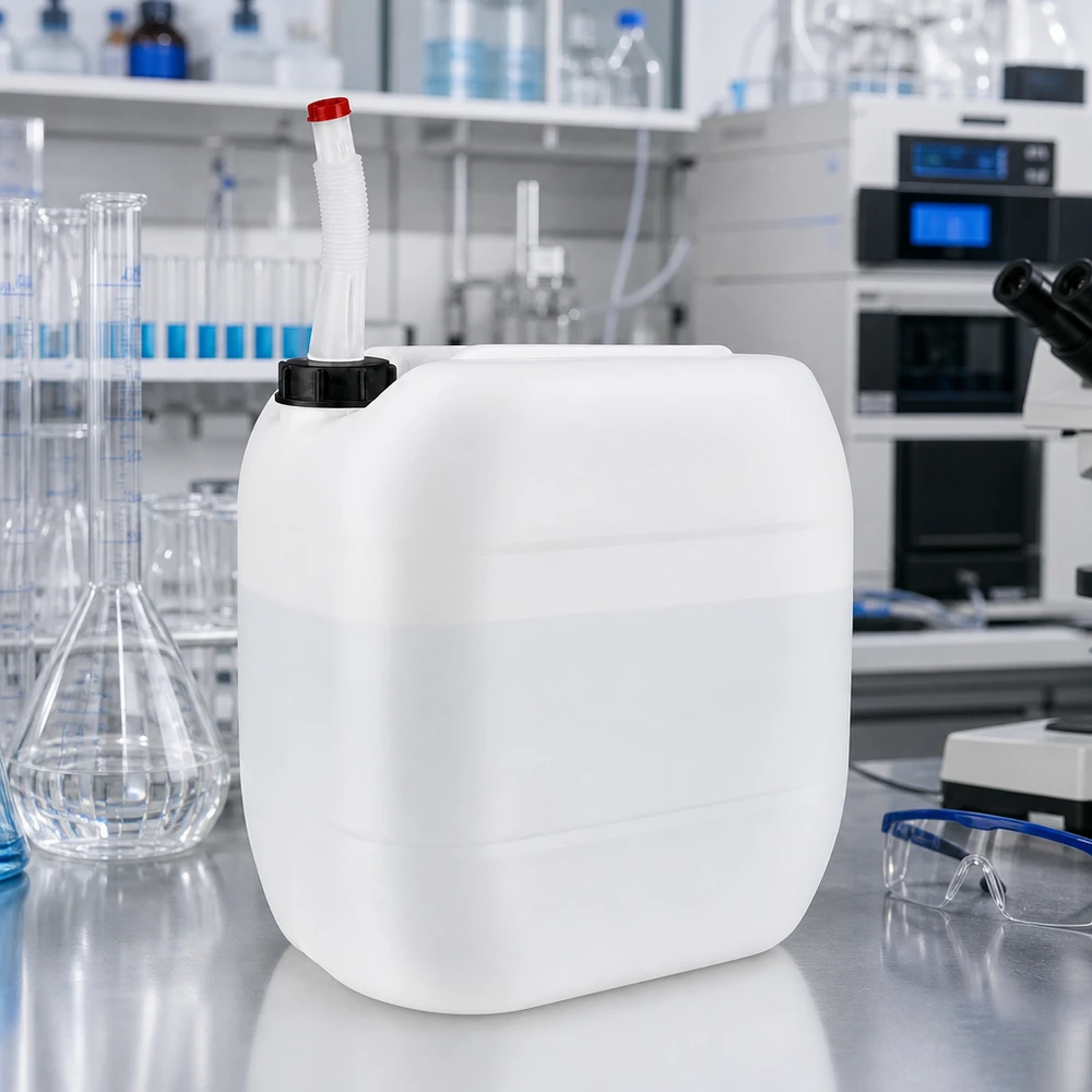 Tanica da 30 litri con tubo di uscita flessibile Tanica in plastica per uso alimentare da 30 litri con tappo a vite nero e tubo di riempimento flessibile