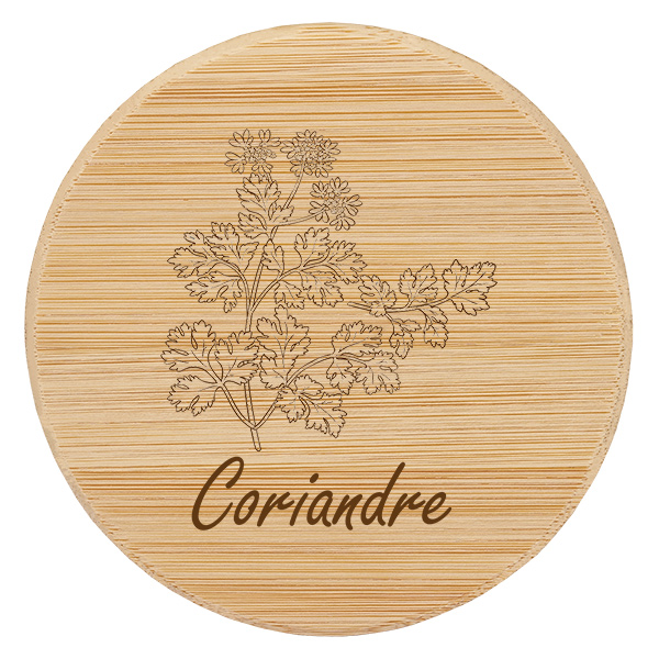 Coppia in legno "Coriandre" per WECK RR60 Coppia in legno "Coriandre" per WECK RR60