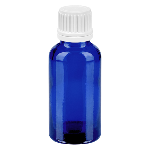 Bottiglia da 30ml 11mm SV bianco OV BlueLine UT18/30