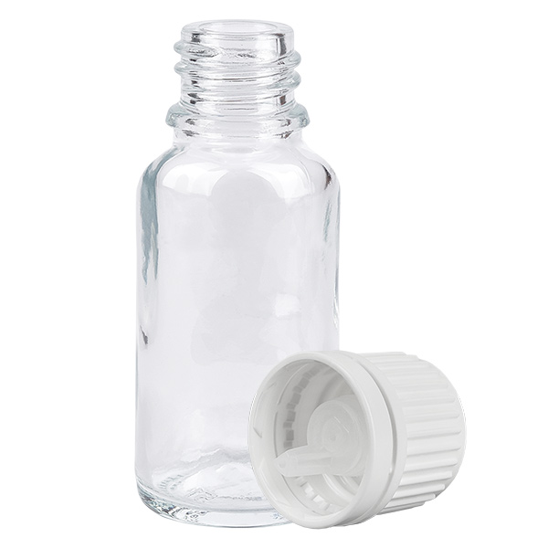 Flacone contagocce da 20 ml 0,7 mm bianco OV ClearLine UT18/20