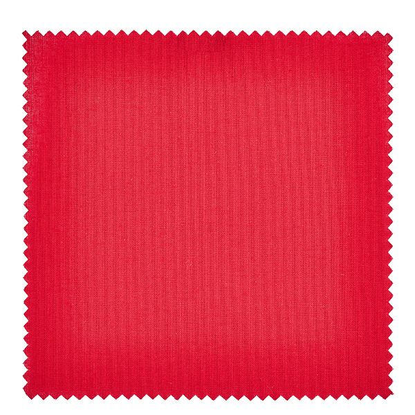 Centrino per gioielli in tessuto rosso 12cm quadrato