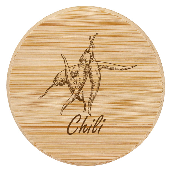 Tappo in legno "Chilli" per WECK RR60 Tappo in legno "Chilli" per WECK RR60