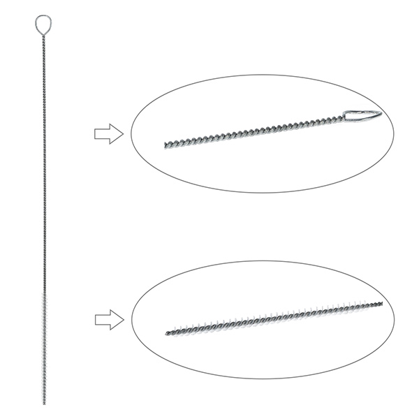 Spazzola per pipette a imbuto diametro 4 mm
