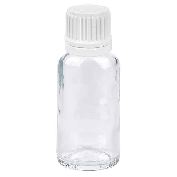 Flacone contagocce da 20 ml 0,7 mm bianco OV ClearLine UT18/20