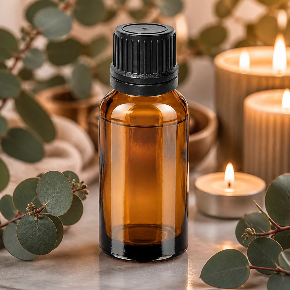 Flacone contagocce da 20 ml 1mm nero OV BrownLine UT18/20 Flacone per farmacisti da 20 ml con chiusura antimanomissione per la conservazione sicura dei principi attivi
