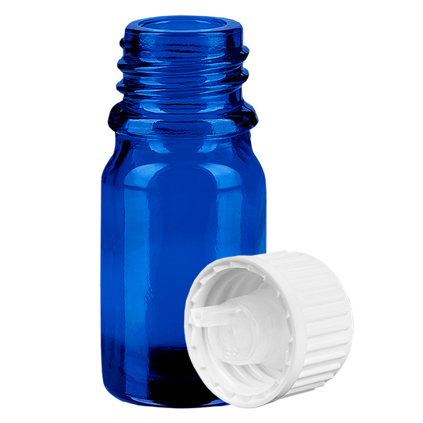 Flacone contagocce da 5 ml 0,9 mm bianco STD BlueLine UT18/5