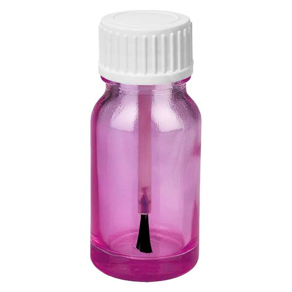 Flacone a pennello da 10ml PurpleLine UT18/10 standard bianco