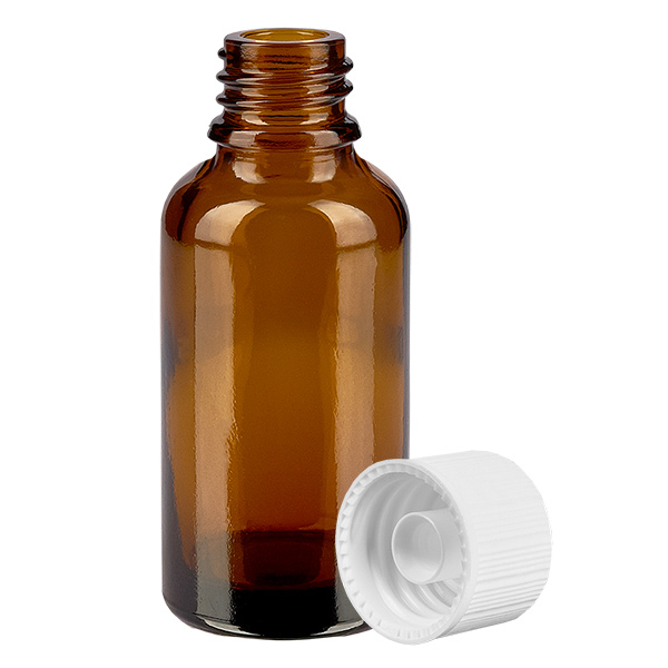 Bottiglia da 30ml 11mm SV bianco STD BrownLine UT18/30