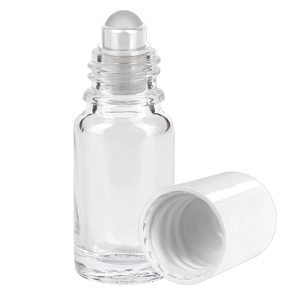Flacone roll-on da 10 ml bianco STD ClearLine UT18/10