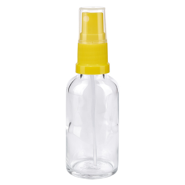 Flacone spray da 30 ml giallo/trasparente STD ClearLine UT18/30