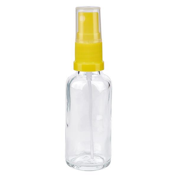 Flacone spray trasparente 30ml STD giallo/trasparente apoGlas