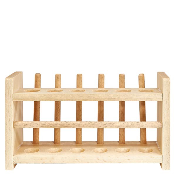 Portaprovette in legno, per vasi fino a circa 18 mm di Ø