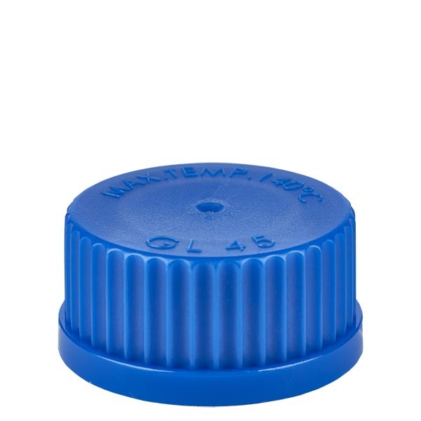 Tappo a vite - tappo GL 45 blu Tappo a vite - tappo GL 45 blu