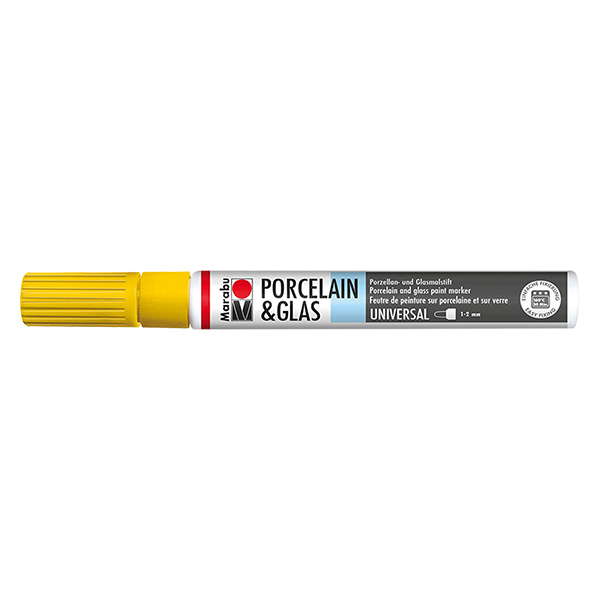 Penna colorante giallo sole 1-2 mm per vetro/porcellana (220)