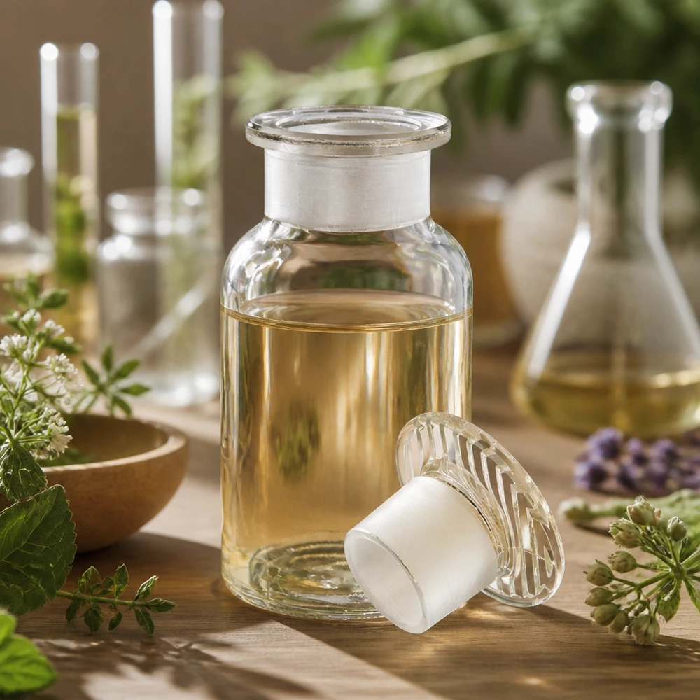 Bottiglia a spalla tonda 100ml trasparente a collo largo con tappo in vetro Flacone a spalla arrotondata da 100 ml, trasparente, con tappo in vetro a collo largo, per oli essenziali ed estratti