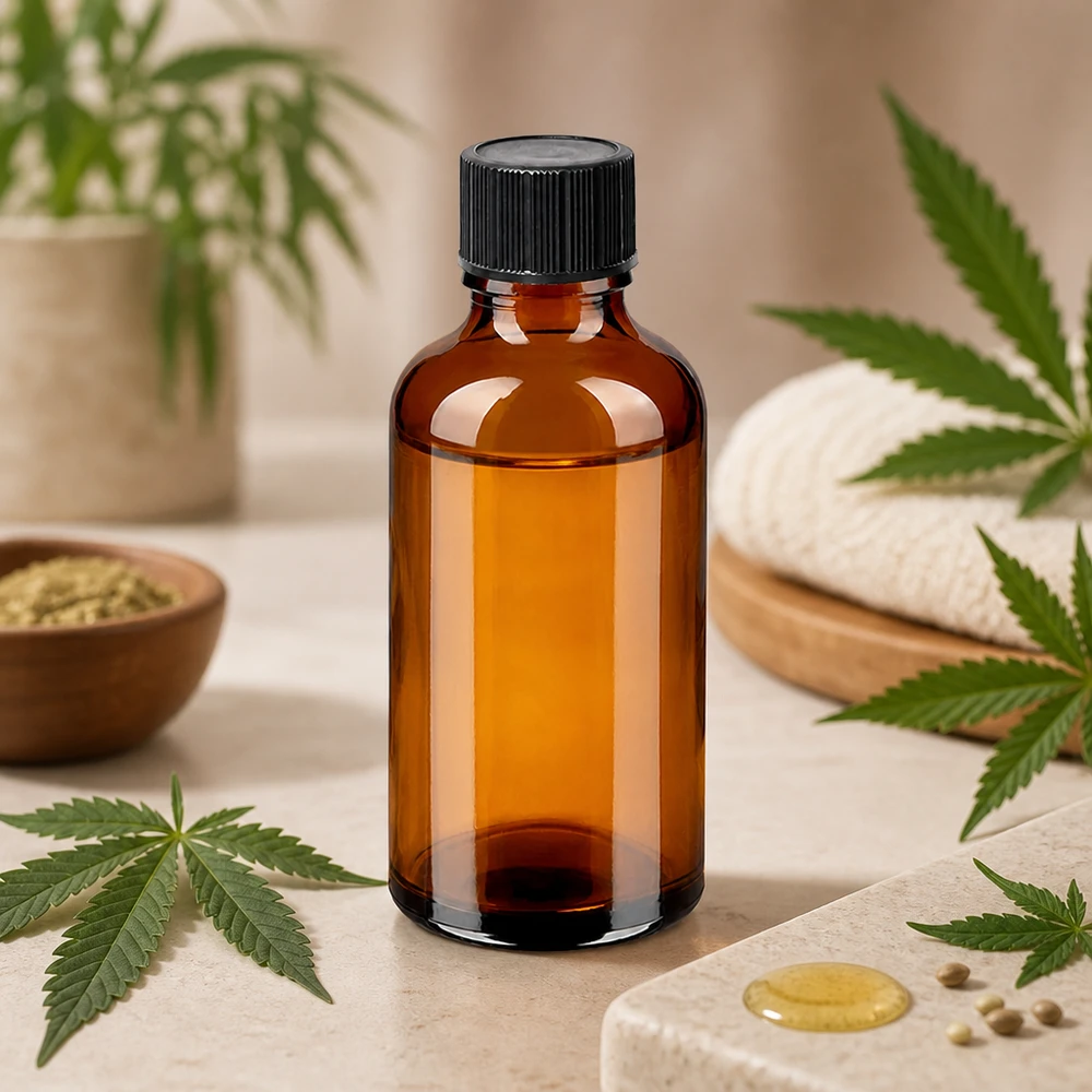 Flacone contagocce da 50 ml 1 mm nero STD BrownLine UT18/50 Flacone in vetro BrownLine da 50 ml con punta contagocce da 1 mm per scopi medici e terapeutici