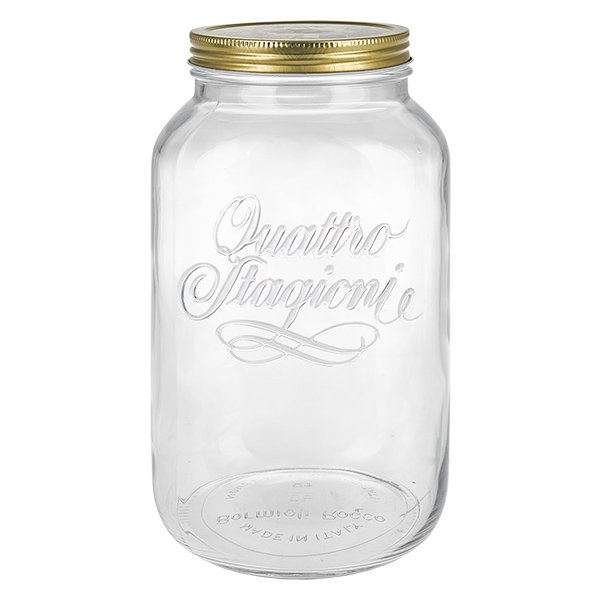 Vaso rotondo "Quattro Stagioni" da 3800ml con coperchio