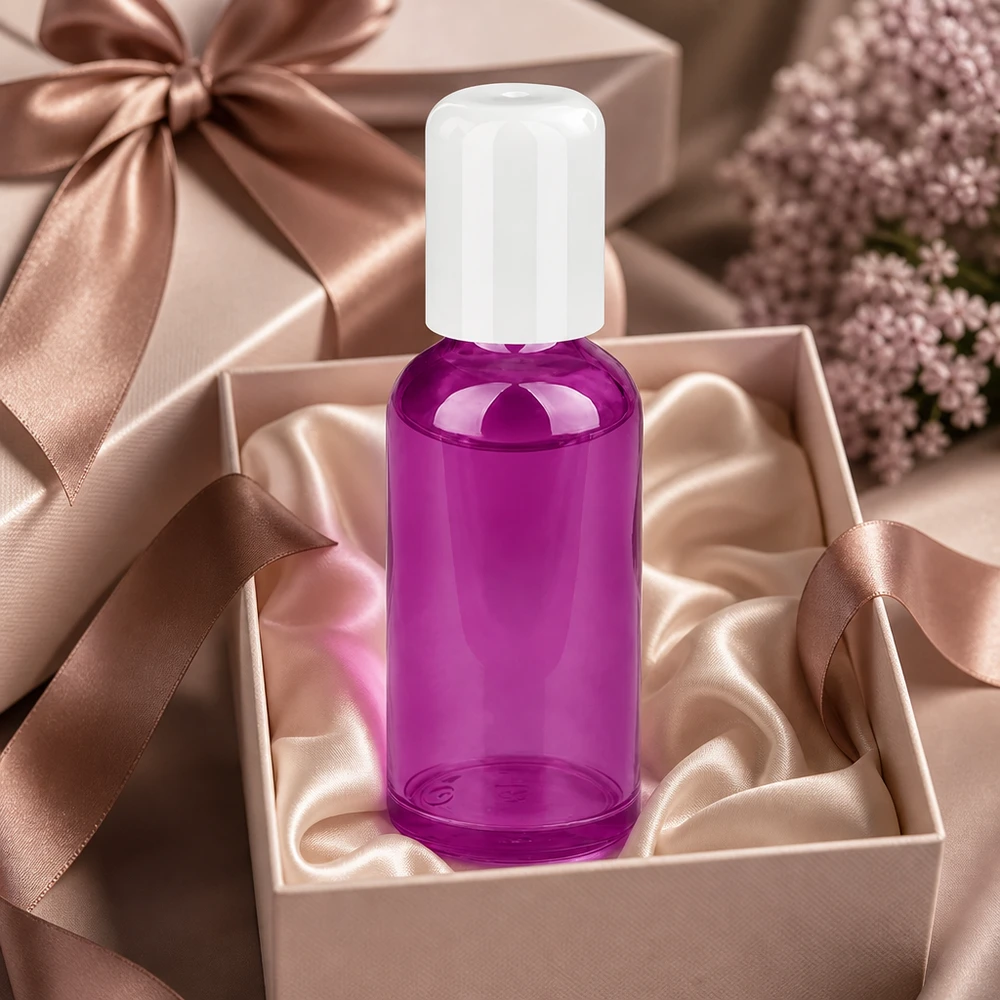 Flacone roll-on da 50 ml bianco Standard PurpleLine UT18/50 Flacone roll-on da 50 ml con tappo bianco a prova di perdite per uso professionale