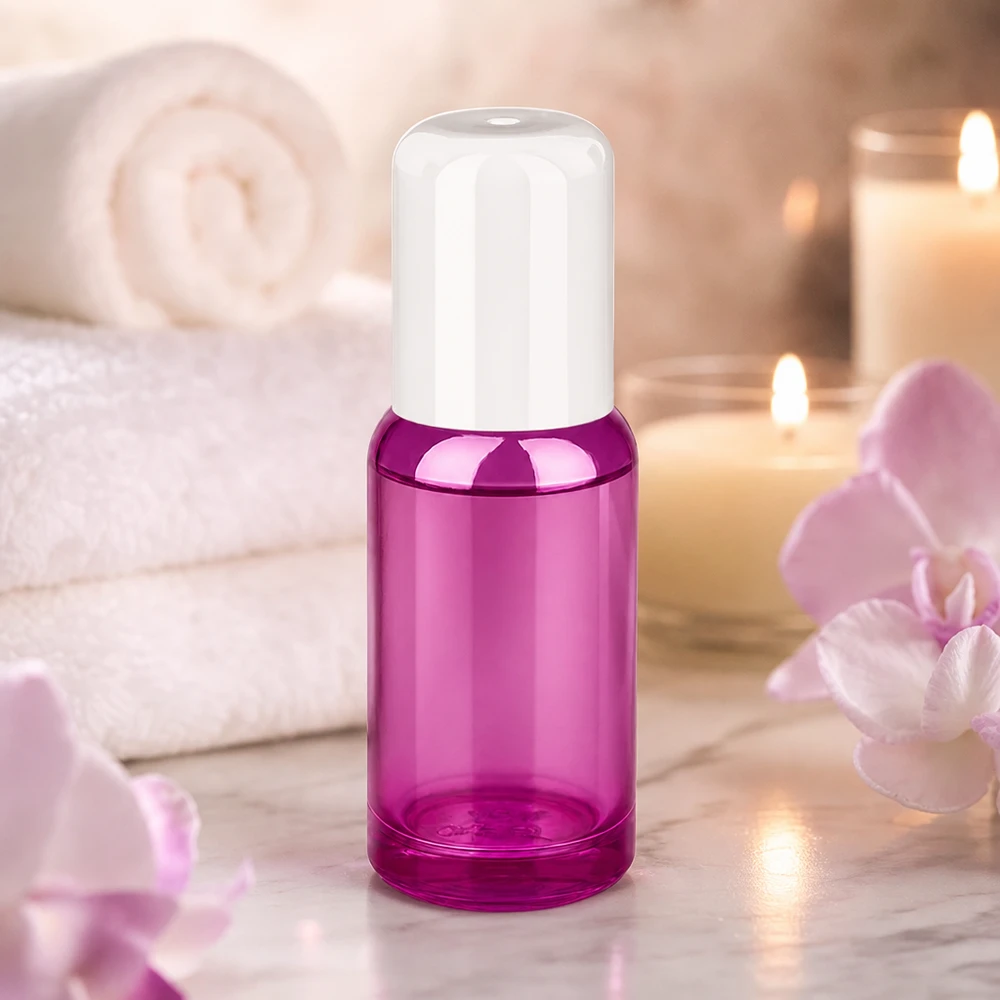 Flacone roll-on da 20 ml standard bianco PurpleLine UT18/20 Flacone roll-on viola in vetro da 20 ml con filo STD perfetto per prodotti di bellezza fatti in casa