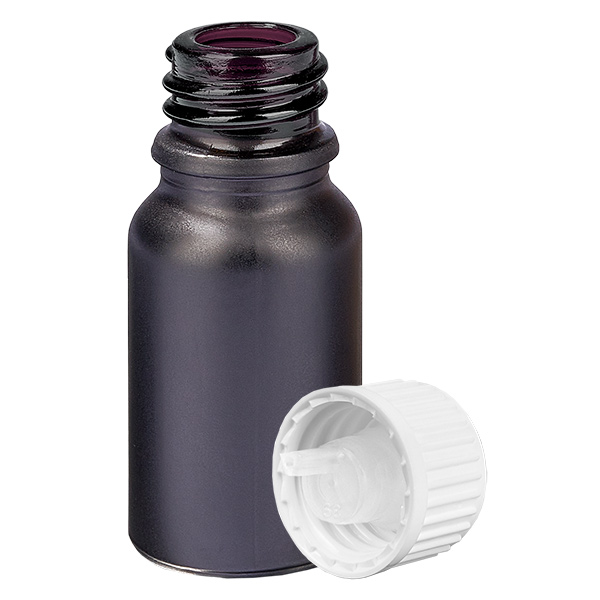 Flacone contagocce da 10 ml 0,9 mm bianco STD BlackLine UT18/10