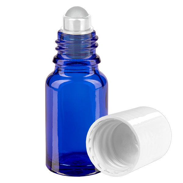 Flacone roll-on da 10 ml bianco STD BlueLine UT18/10