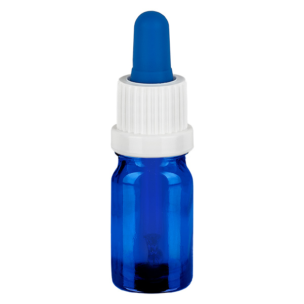 Bottiglia per pipette da 5ml bianco/blu OV BlueLine UT18/5