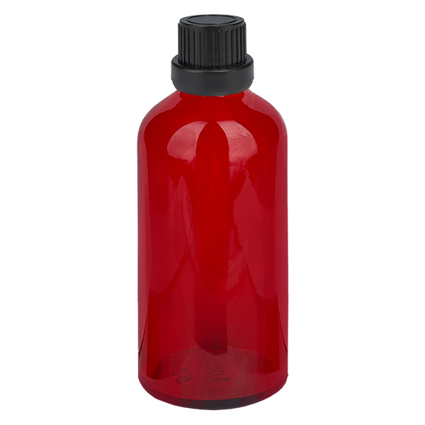 Bottiglia da 100ml 11mm SV nero OV RedLine UT18/100
