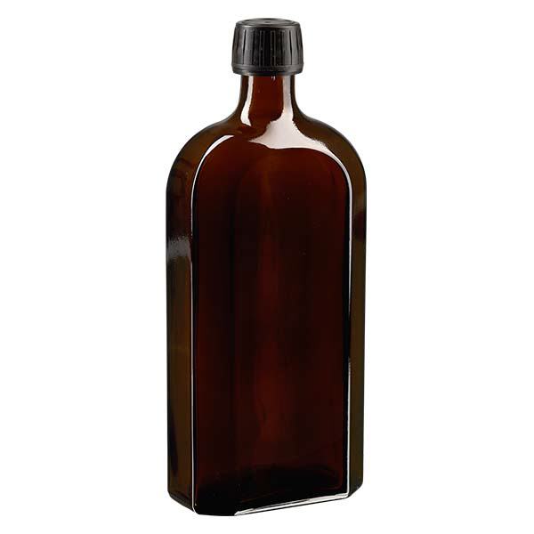 500 ml Meplat tappo a vite marrone con disco EPE antimanomissione