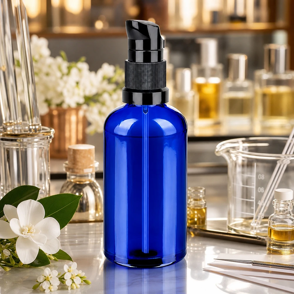 Flacone a pompa da 100 ml nero STD BlueLine UT18/100 Flacone a pompa da 100 ml nero STD BlueLine UT18/100
