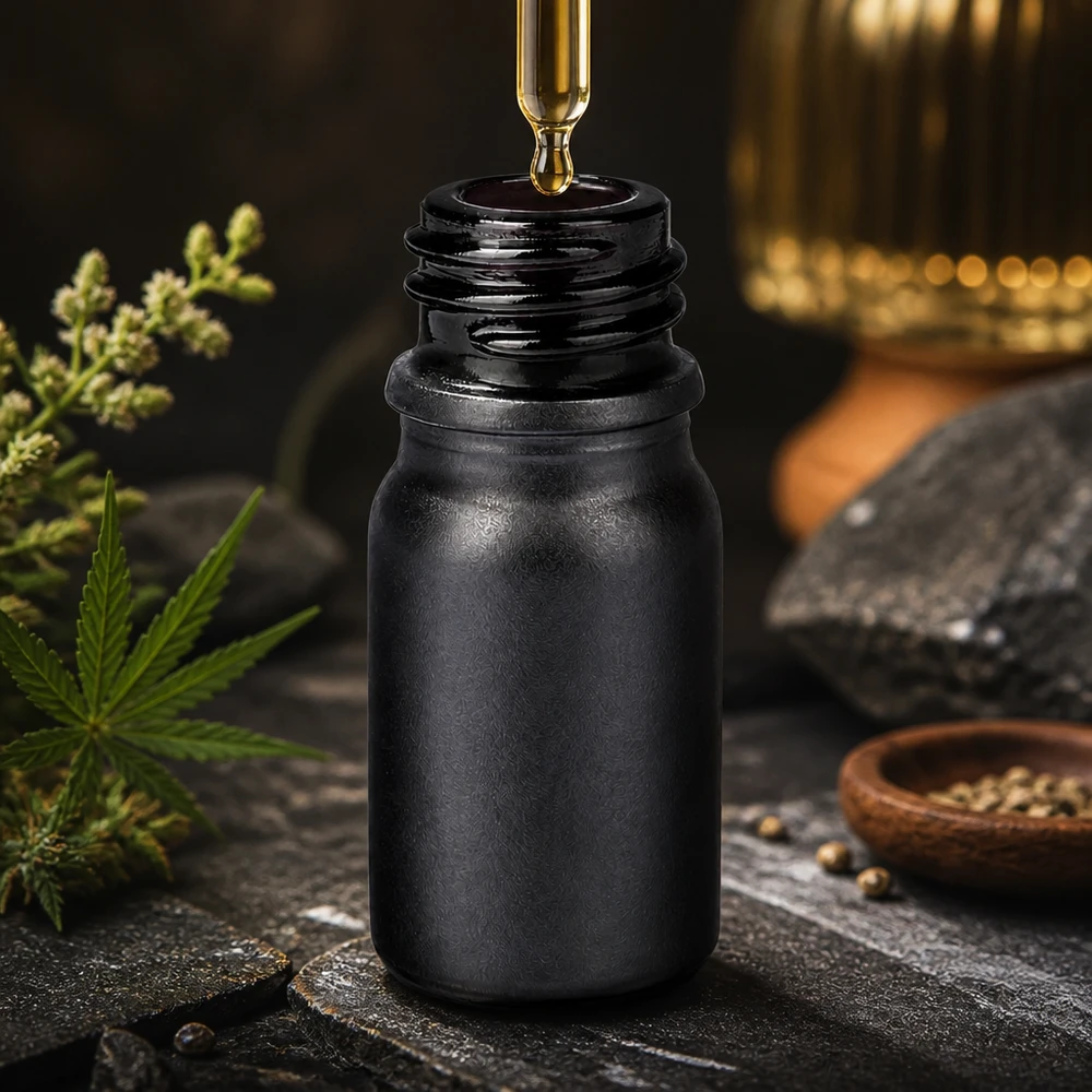 Flacone farmaceutico da 5 ml BlackLine UT18/5 UNiTWIST Moderna bottiglia per farmacisti da 5 ml BlackLine UT18/5 UNiTWIST con design professionale per laboratori