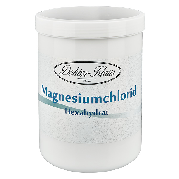 Cloruro di magnesio 1 kg (E511) Doktor-Klaus Cloruro di magnesio 1 kg (E511) Doktor-Klaus