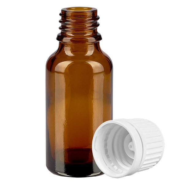 Bottiglia da 20ml 11mm SV bianco OV BrownLine UT18/20