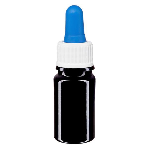 Flacone farmacia viola 5ml pipetta bianco/blu pc