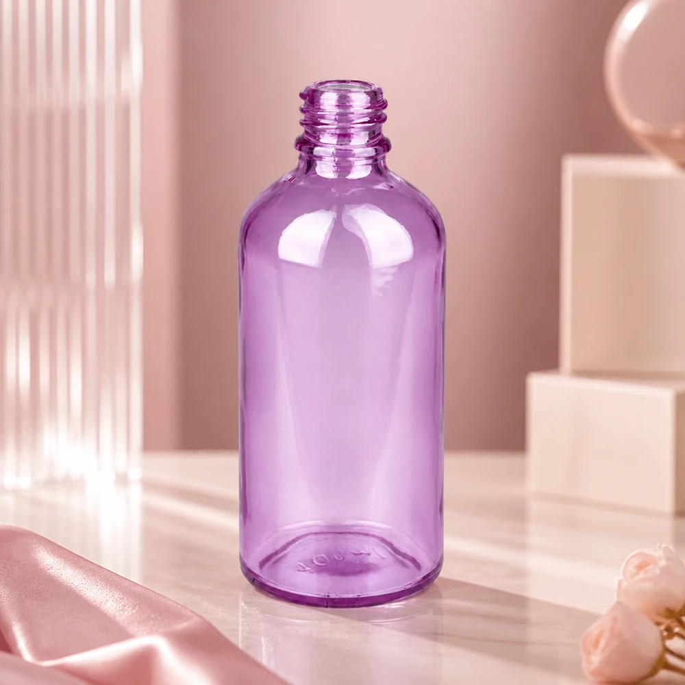 Bottiglia da farmacia da 100 ml PurpleLine UT18/100 UNiTWIST Bottiglia compatta in vetro PurpleLine da 100 ml, ideale per formati da viaggio e piccole quantità di prodotto