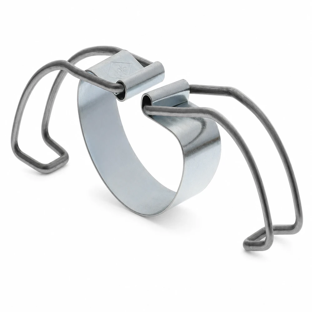 Rastrelliera RR100 Rastrelliera per conserve RR100 in acciaio inox con ganci in filo metallico piegato per vasetti e barattoli da conserva
