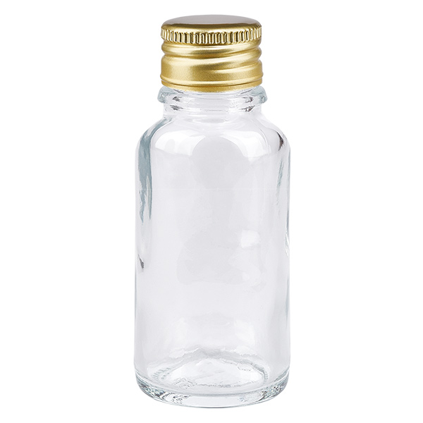 Bottiglia da 20ml 11mm SV alluminio oro STD ClearL. UT18/20