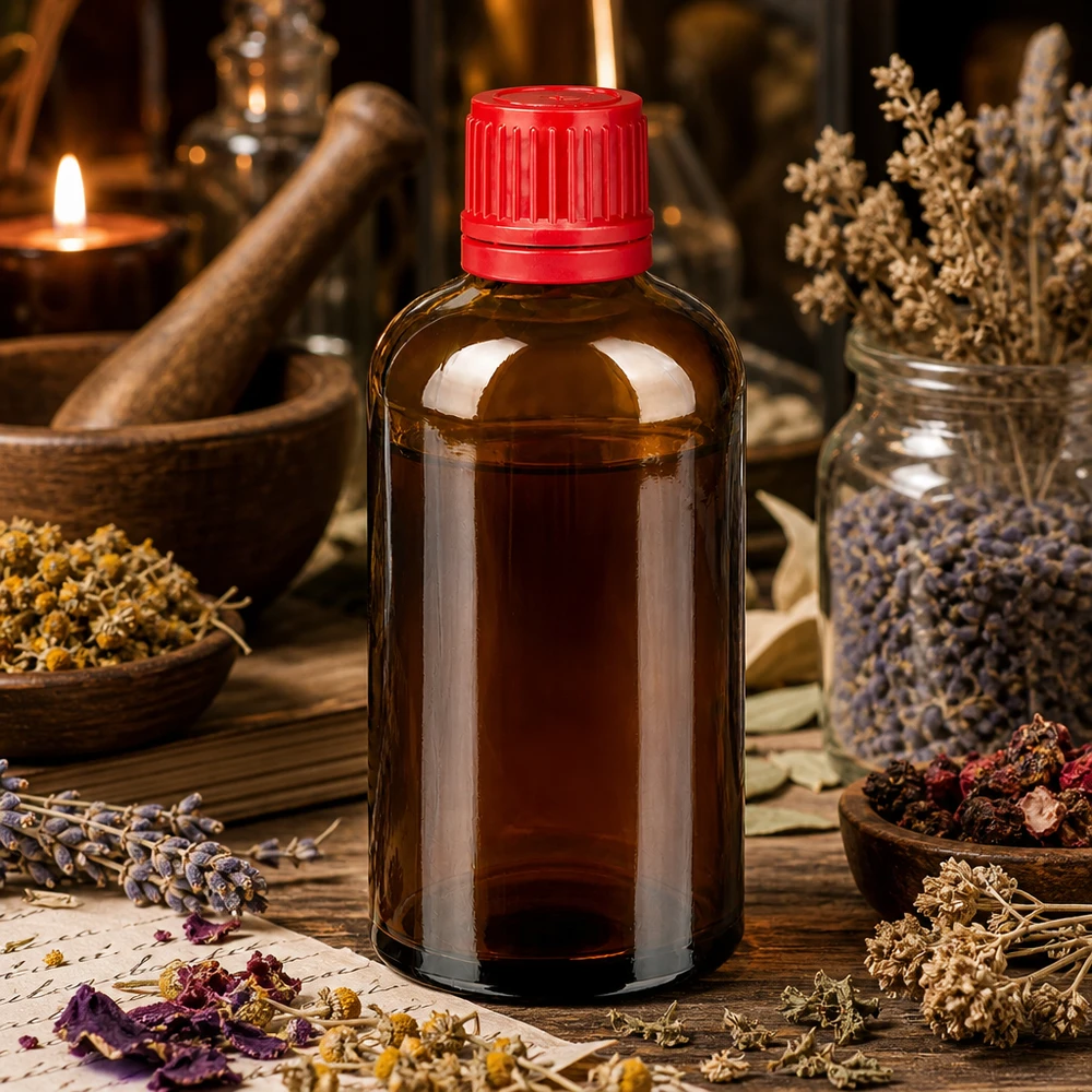 Bottiglia da 100ml 11mm SV rosso OV BrownLine UT18/100 Bottiglia da farmacia tradizionale da 100 ml in vetro marrone - qualità comprovata da generazioni