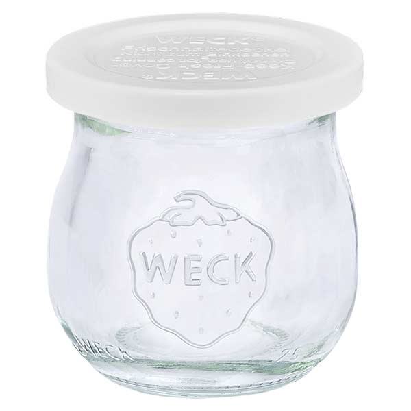 Barattolo a tulipano da 75 ml con coperchio salvafreschezza WECK RR40