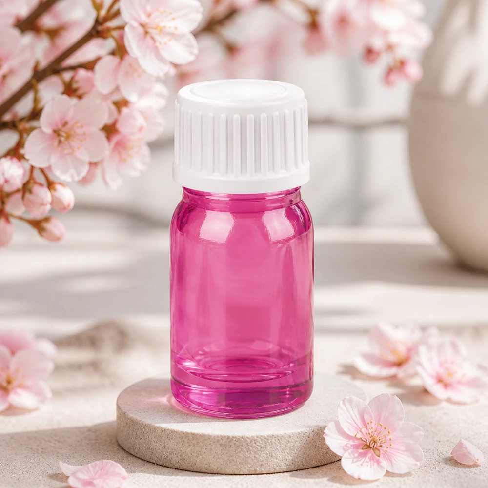 Flacone contagocce da 5 ml 0,9 mm bianco standard PurpleLine UT18/5 Flacone contagocce piccolo 5ml viola trasparente ideale per oli essenziali ed essenze PurpleLine