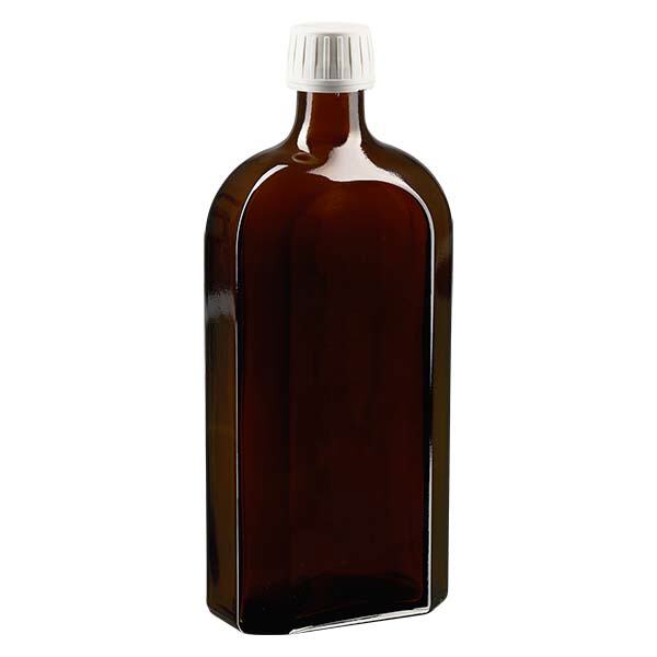 500 ml Tappo a vite Meplat marrone c. Disco OV EPE